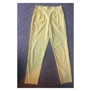 Twenty four seven womens long pants yellow size 38